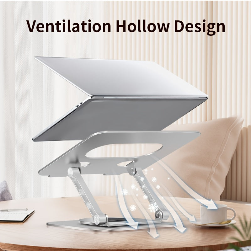 Innovative Laptop Stand Innovative Adjustable Laptop Stand | 360° Swivel Construction, Aircraft-grade Aluminum, 24 Lb. Weight Capacity for 10-17.4\