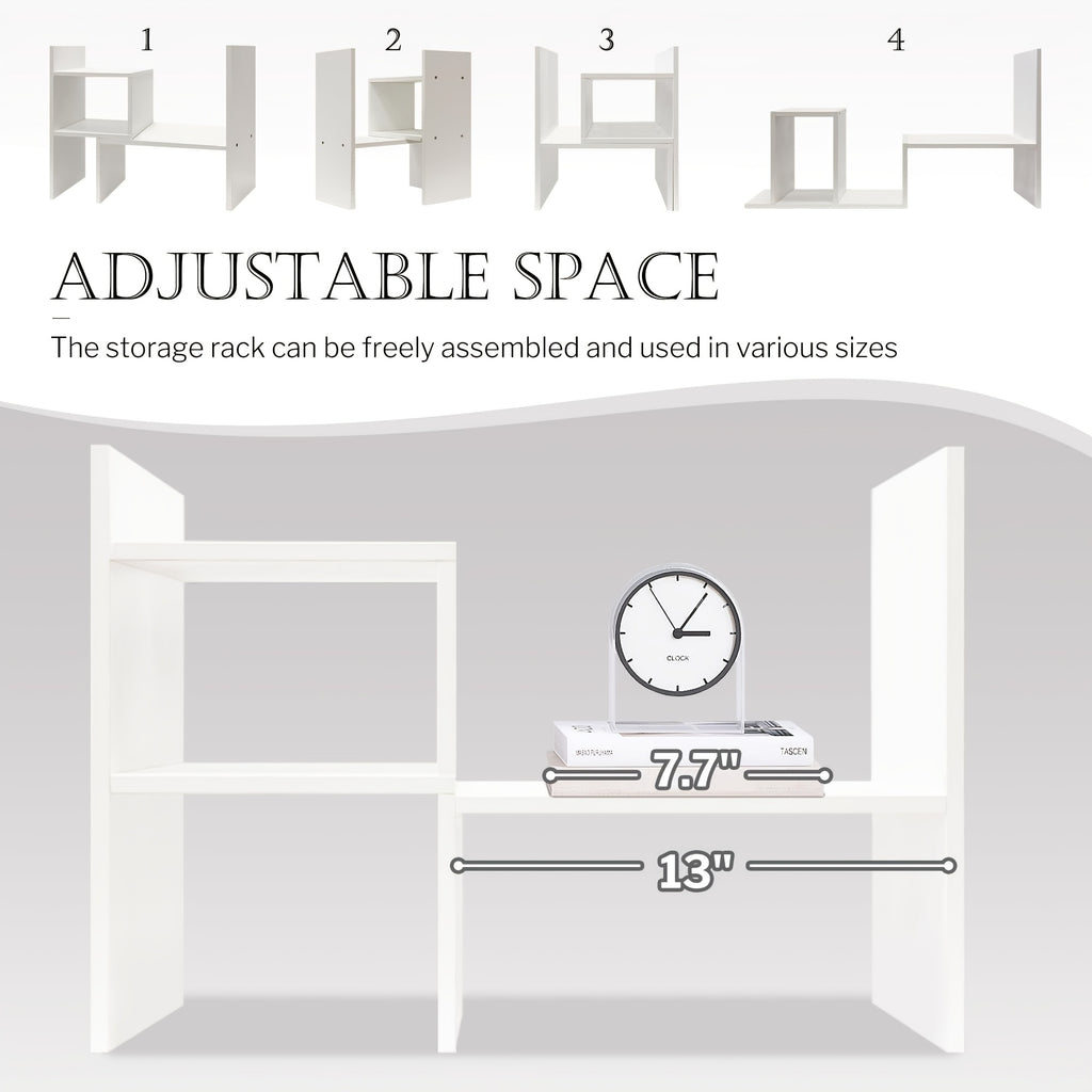 Desktop Bookshelf Organizer, 15.8\