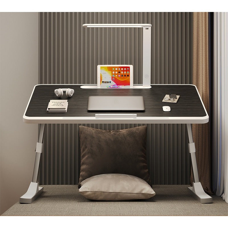 Portable Laptop Desk Featuring Adjustable Height And Angle, Equipped with an LED Light And Drawer – Ideal for Use on The Sofa, for Studying, Reading, And Working