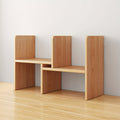 Retractable Bookshelf Desktop Bookshelf Wooden Shelf Multi-layer Storage Rack Suitable for Desktop Storage Books And Items