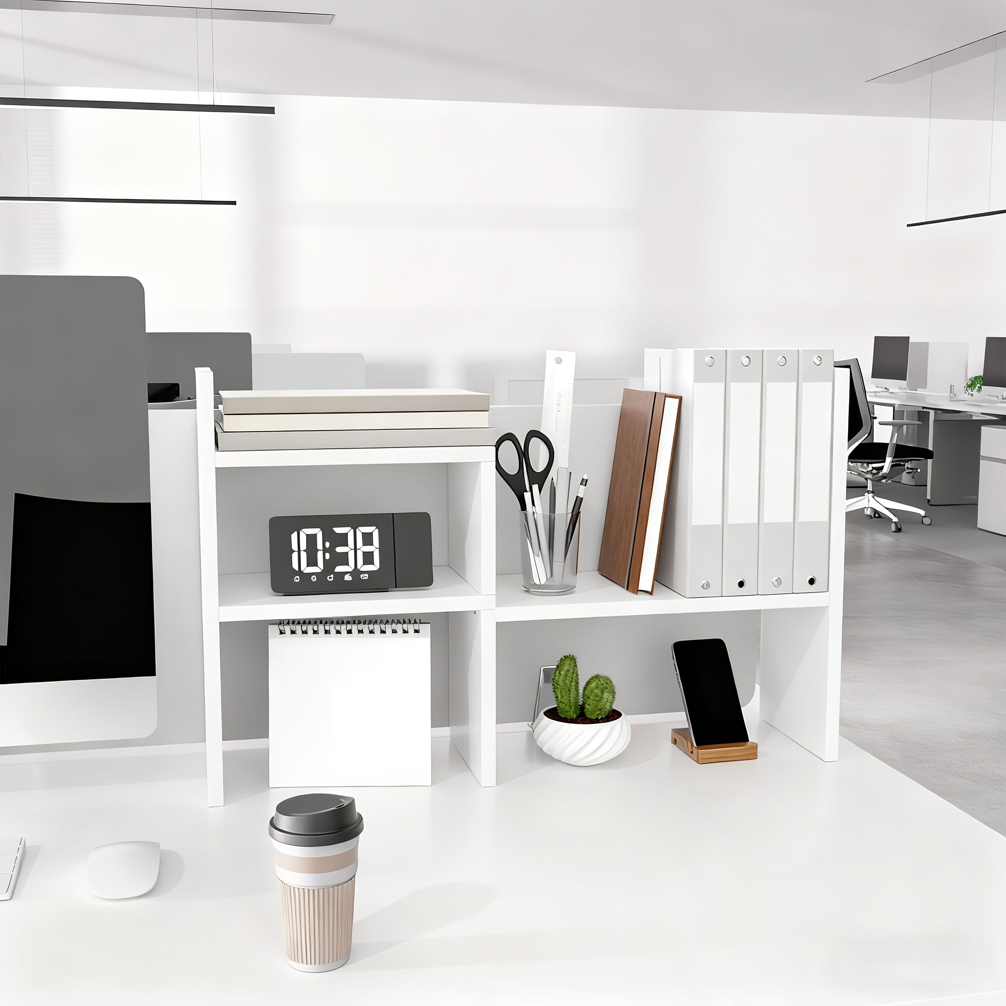 Desktop Bookshelf Organizer, 15.8\