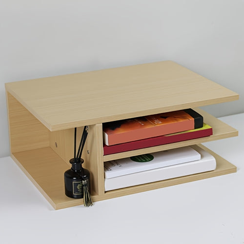 Desktop Organizer for Office: Storage for Files, Stationery, And A4 Paper, Multi-tier Storage for Student Dorms Or Home Use, Available In Multiple Colors, Simple And Practical, Printer Stand