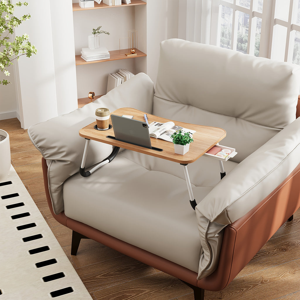 Laptop Bed Desk Table Tray Stand with Cup Holder\u002FDrawer for Bed\u002FSofa\u002FCouch\u002FStudy\u002FReading\u002FWriting On Low Sitting Floor Large Portable Foldable Lap Desk Bed Trays for Eating and Laptops