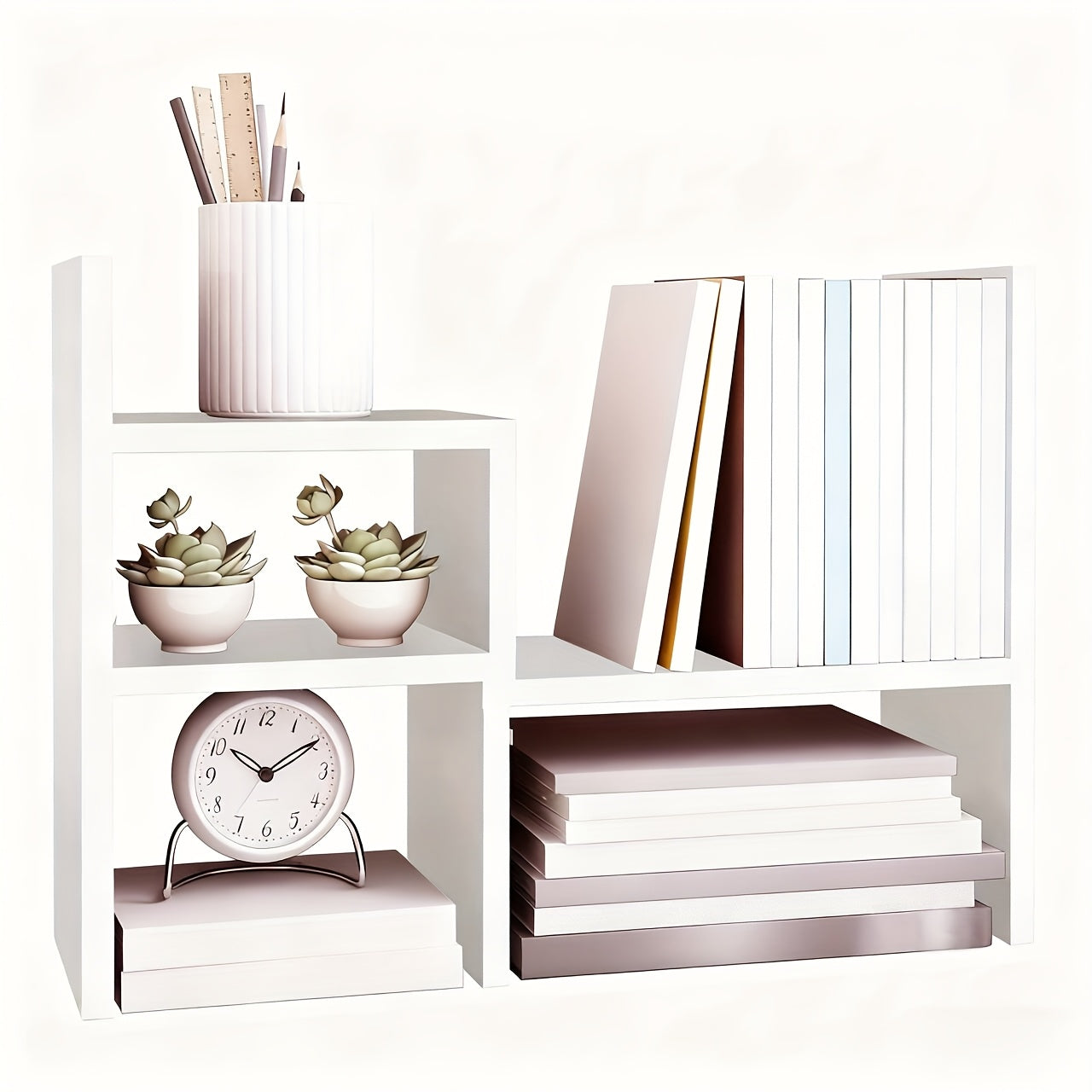 Desktop Bookshelf Organizer, 15.8\