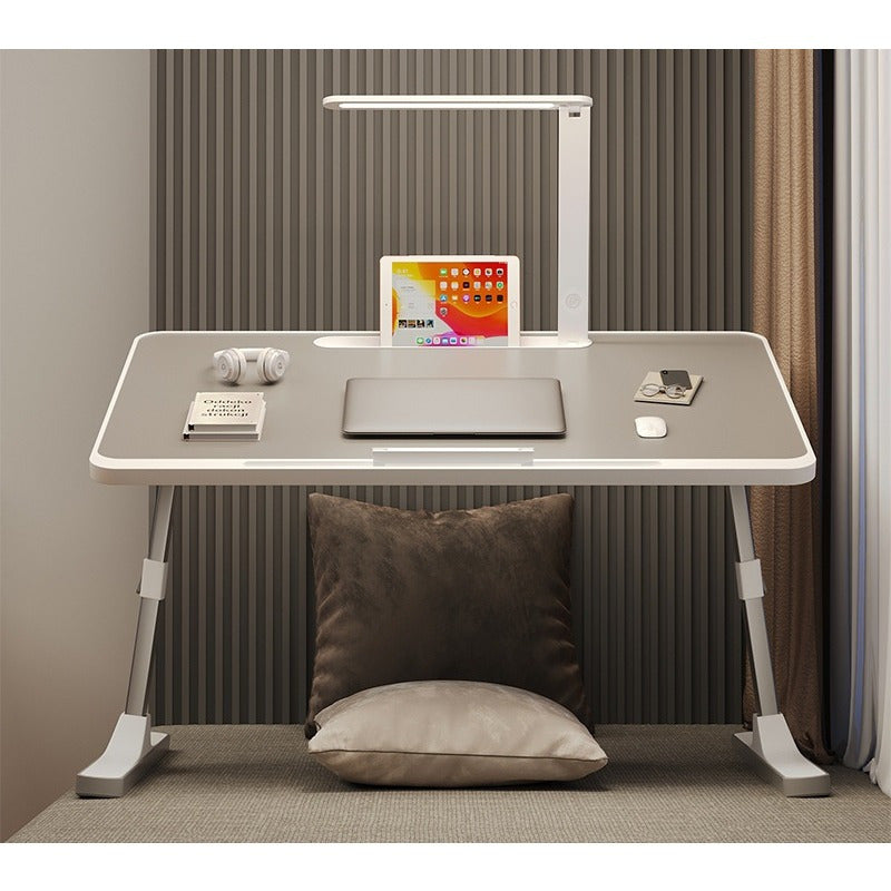 Portable Laptop Desk Featuring Adjustable Height And Angle, Equipped with an LED Light And Drawer – Ideal for Use on The Sofa, for Studying, Reading, And Working