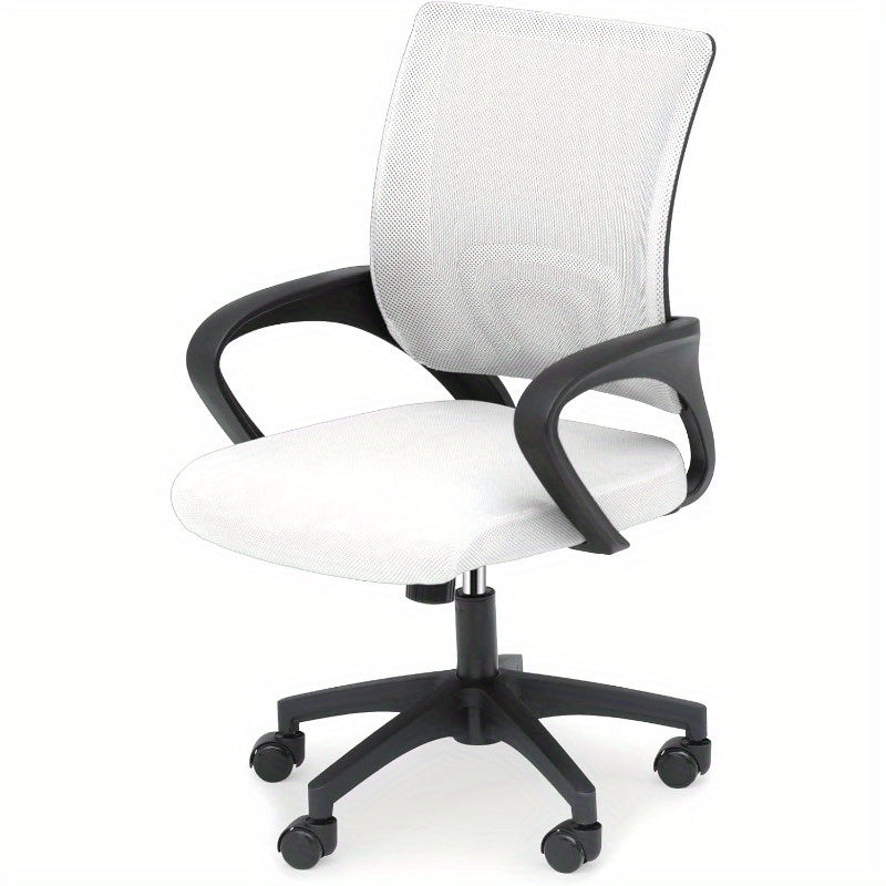 Ergonomic Office Chair Heavy Duty with Wide Seat (300Lbs Capacity) - Adjustable Height Mesh Back & Lumbar Support Desk Chair, Swivel Wheels - Metal Frame for home Office, Gaming Chair - Suitable for s &